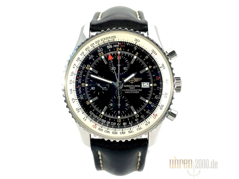 Breitling Navitimer World A24322-101 aus 2010 Deutsche Papiere