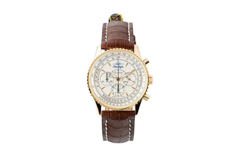 Breitling Montbrillant chronograph 18 ct red gold automatic men's watch H30030.1 Limited [2204725]