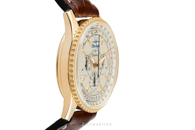 Breitling Montbrillant chronograph 18 ct red gold automatic men's watch H30030.1 Limited [2204725]