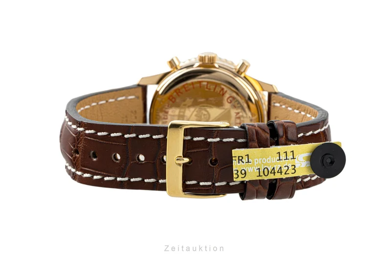 Breitling Montbrillant chronograph 18 ct red gold automatic men's watch H30030.1 Limited [2204725]