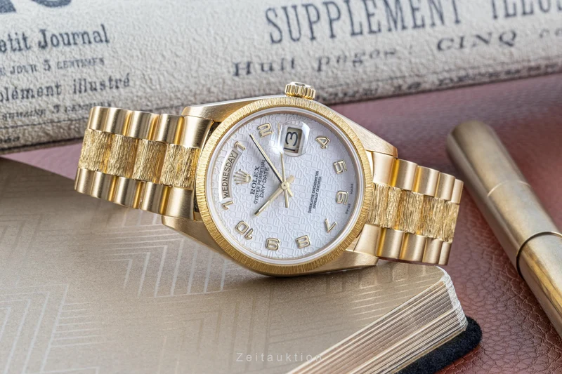 Rolex Day-Date 18 ct gold automatic men's watch 18038 [2204733]