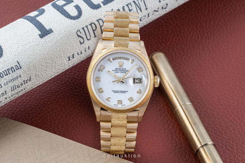 Rolex Day-Date 18 ct gold automatic men's watch 18038 [2204733]