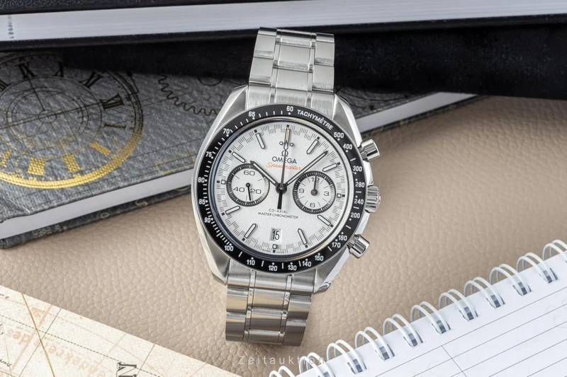 Omega Speedmaster chronograph steel automatic men's watch 329.30.44.51.04.001 LP: 9100EUR [2204671]