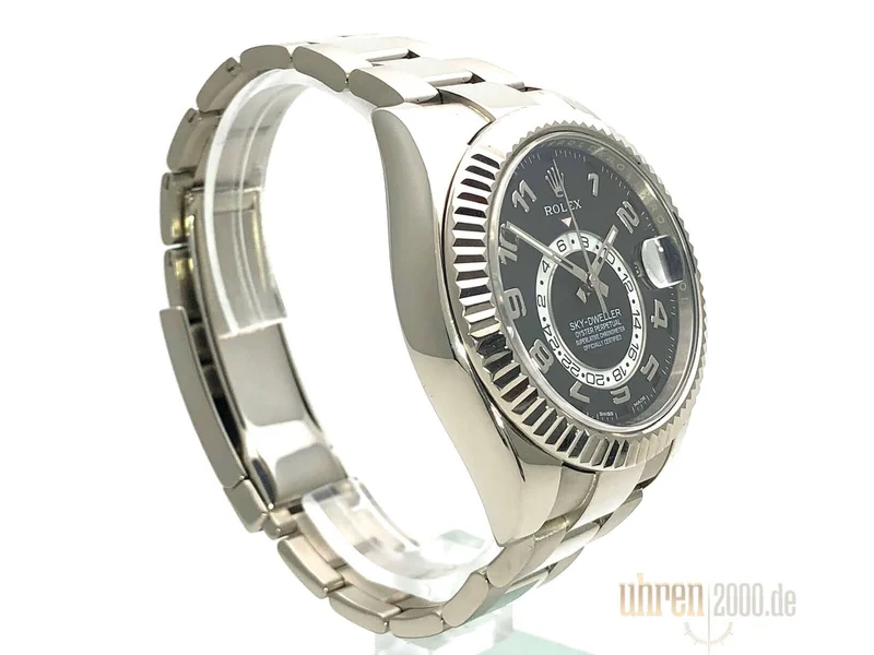 Rolex Sky-Dweller 326939 Weißgold Schwarz aus 2014