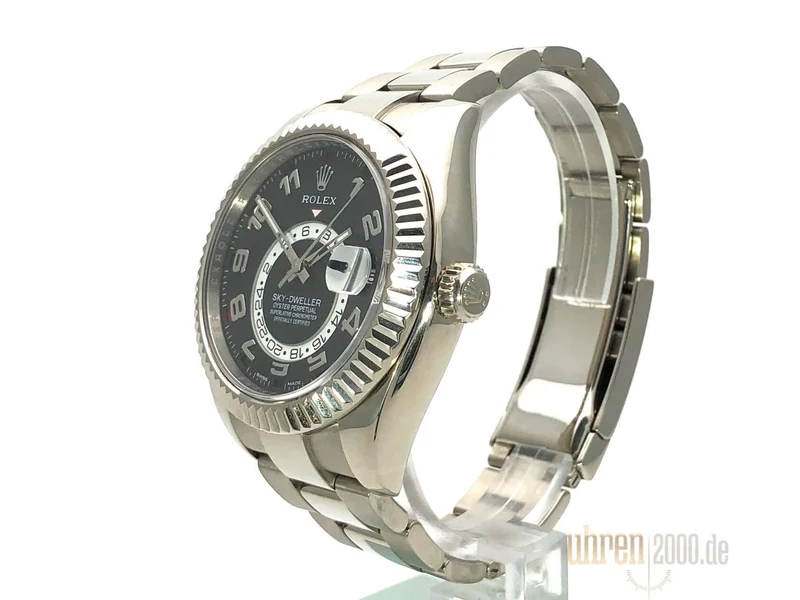 Rolex Sky-Dweller 326939 Weißgold Schwarz aus 2014