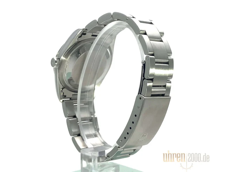 Rolex Datejust 36 Edelstahl 16200 Blau Arabisch aus 2005 LC100
