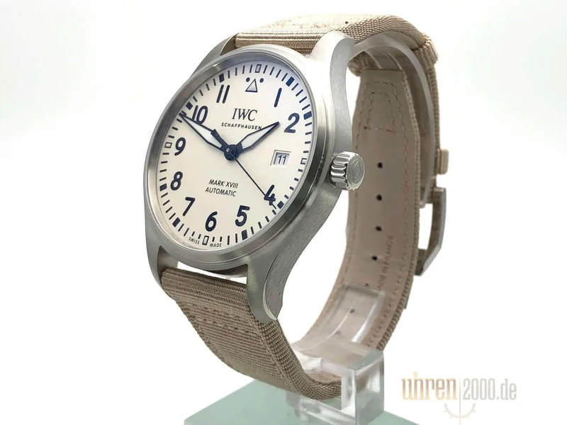 IWC Pilot`s Watch Fliegeruhr Mark XVIII IW327012 Textilband