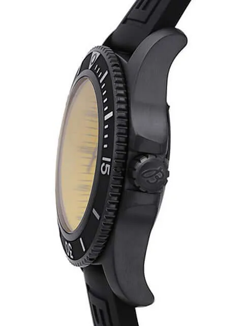 Breitling Superocean Automatic 46 Black Steel Gelb Faltschließe M17368D71I1S2