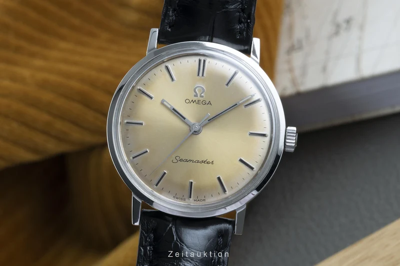 Omega Seamaster steel manual winding men's watch 135.018 Vintage [2204563]
