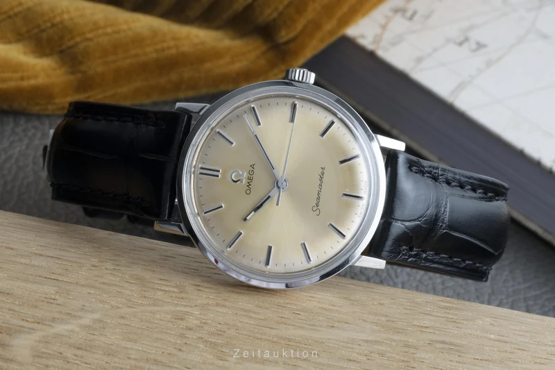 Omega Seamaster steel manual winding men's watch 135.018 Vintage [2204563]