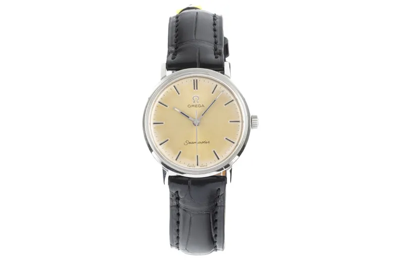 Omega Seamaster steel manual winding men's watch 135.018 Vintage [2204563]