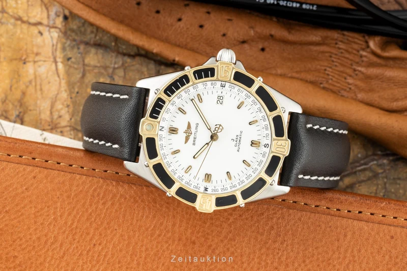 Breitling J-Class steel / gold automatic men's watch 80250 [2204547]