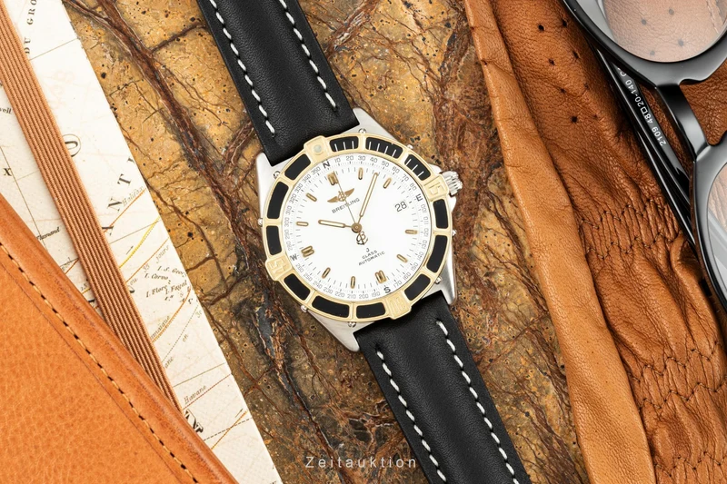 Breitling J-Class steel / gold automatic men's watch 80250 [2204547]