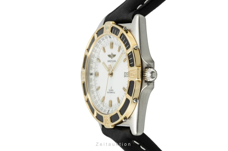 Breitling J-Class steel / gold automatic men's watch 80250 [2204547]
