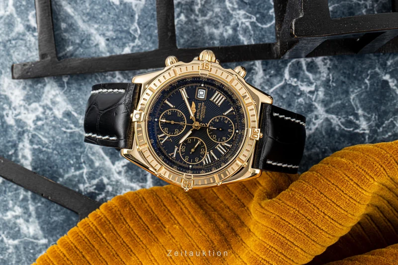 Breitling Crosswind chronograph 18 ct gold automatic men's watch K13055 [2204541]