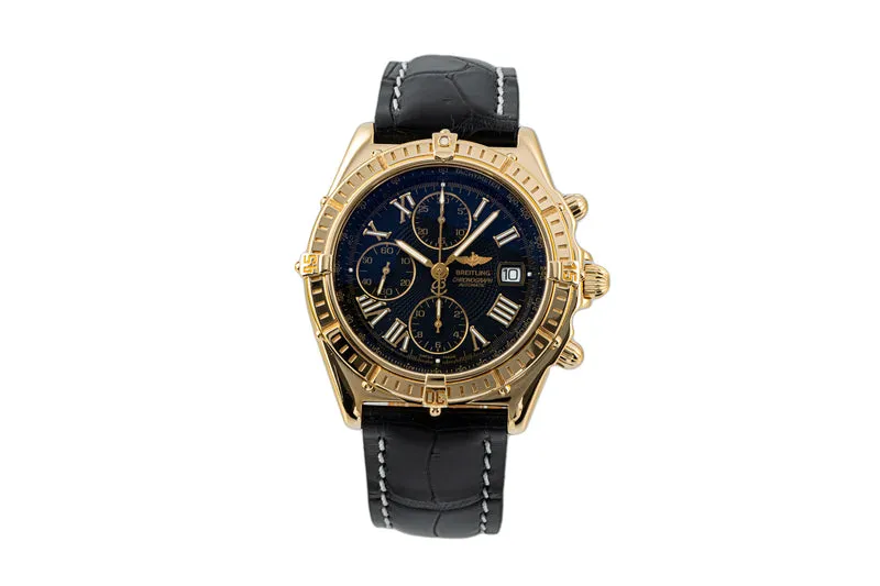 Breitling Crosswind chronograph 18 ct gold automatic men's watch K13055 [2204541]