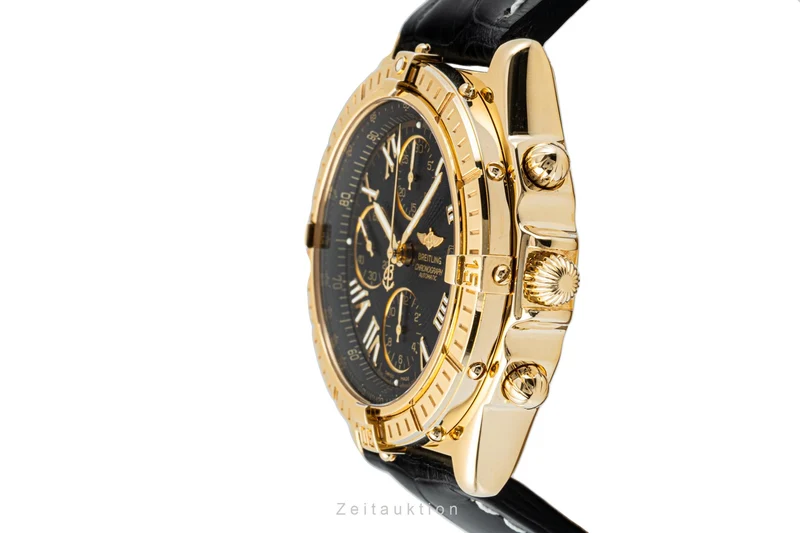 Breitling Crosswind chronograph 18 ct gold automatic men's watch K13055 [2204541]