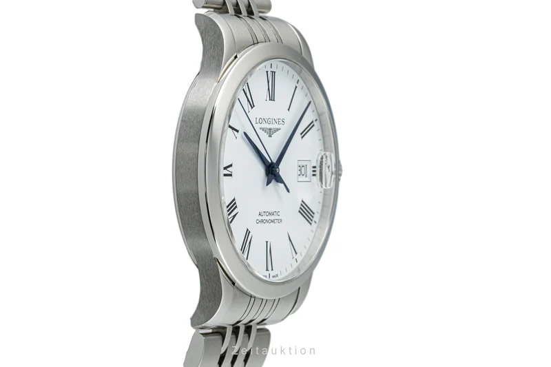 Longines Record steel automatic men's watch L2.820.4.11.6 LP: 2130EUR [2204497]