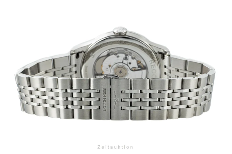 Longines Record steel automatic men's watch L2.820.4.11.6 LP: 2130EUR [2204497]
