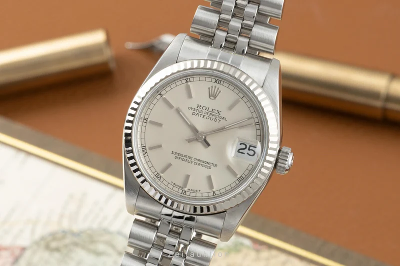 Rolex Datejust steel / white gold automatic women's watch 68274 [2204468]