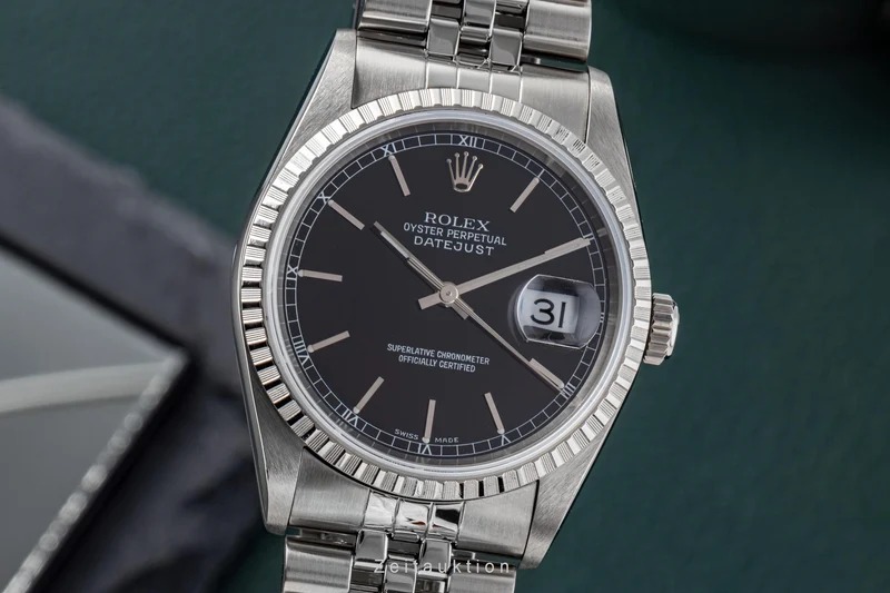 Rolex Datejust steel automatic men's watch 16220 [2204446]