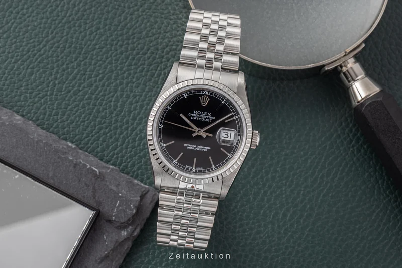Rolex Datejust steel automatic men's watch 16220 [2204446]