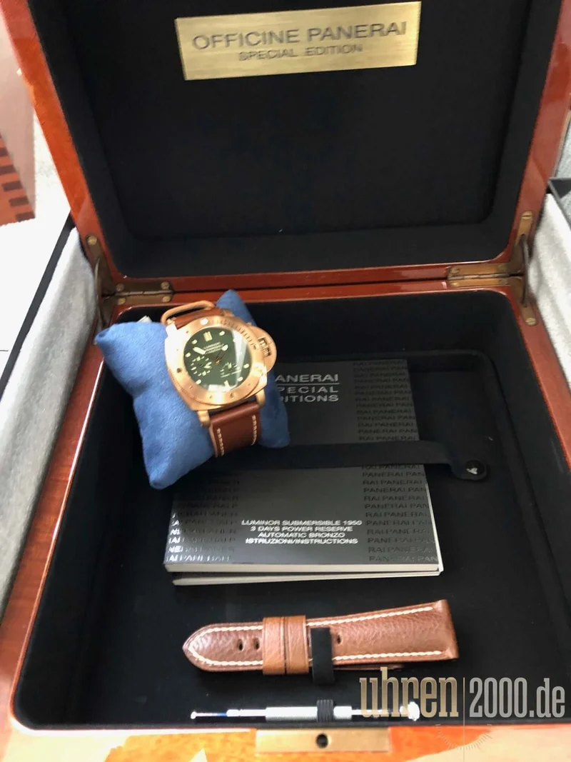 Panerai Luminor Submersible 1950 3 Days Power Reserve Automatic Bronzo 47 PAM00507
