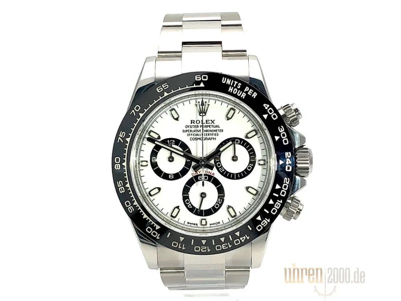 Rolex Daytona Edelstahl 116500LN Weiß aus 2017 LC100