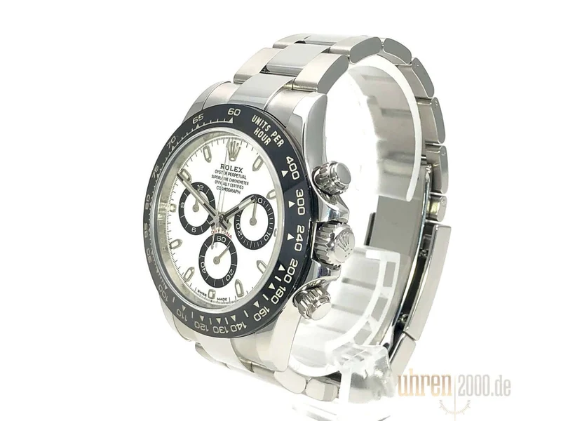 Rolex Daytona Edelstahl 116500LN Weiß aus 2017 LC100