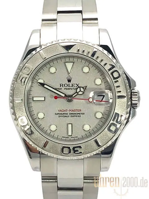Rolex Yacht-Master 35 Edelstahl Platin 168622 aus 2007 LC100