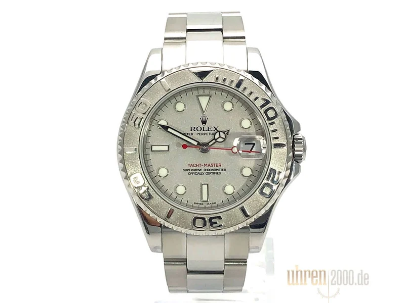 Rolex Yacht-Master 35 Edelstahl Platin 168622 aus 2007 LC100