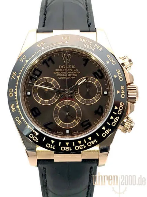 Rolex Daytona 116515LN Everose-Gold - Leder aus 2014