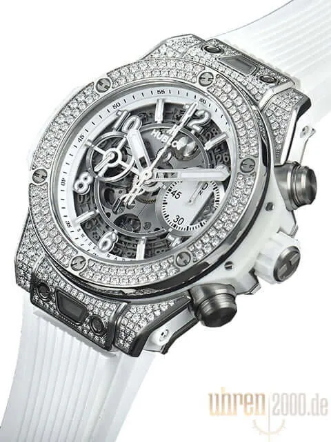 Hublot Big Bang Unico Titanium White 42 Pave 441.NE.2010.RW.1704