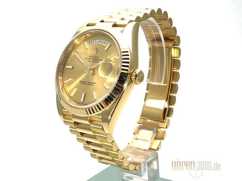 Rolex Day-Date 40 Gelbgold 228238 Champagner aus 2019