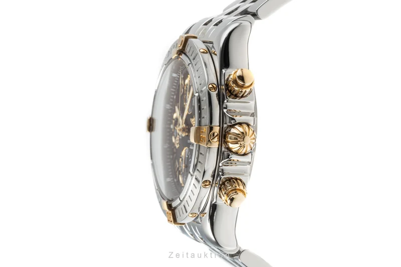 Breitling Evolution chronograph steel / gold automatic men's watch B13356 LP: 9300EUR [2204381]