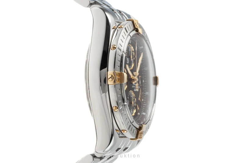 Breitling Evolution chronograph steel / gold automatic men's watch B13356 LP: 9300EUR [2204381]