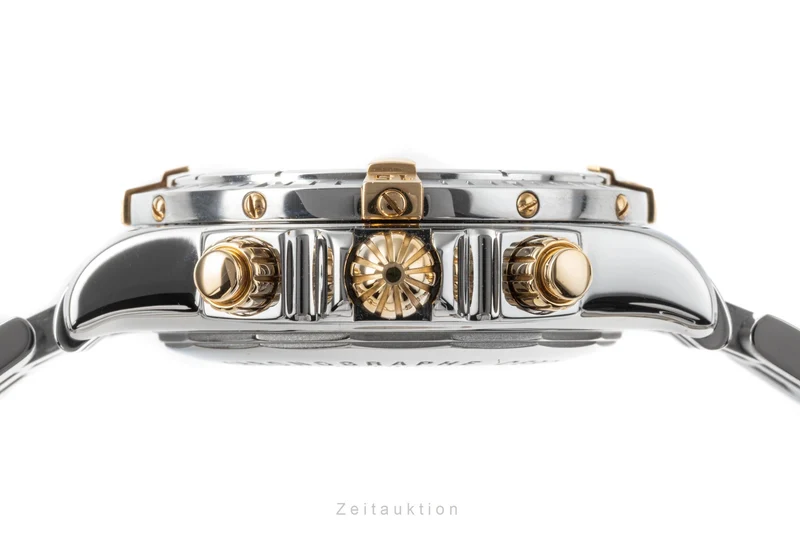 Breitling Evolution chronograph steel / gold automatic men's watch B13356 LP: 9300EUR [2204381]