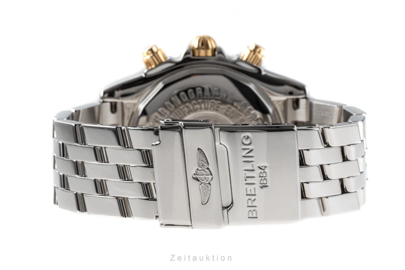 Breitling Evolution chronograph steel / gold automatic men's watch B13356 LP: 9300EUR [2204381]