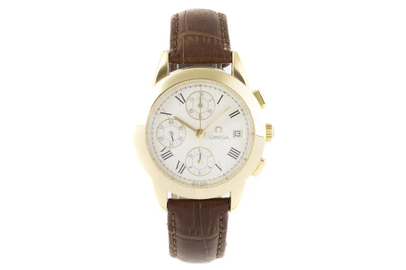 Omega Louis Brandt chronograph 18 ct gold automatic men's watch 5331.51.00, 175.0500 [2204376]