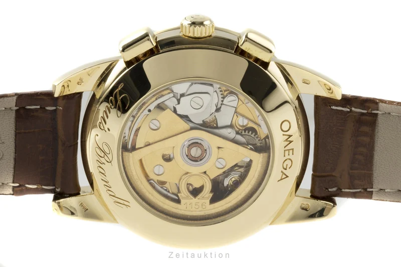 Omega Louis Brandt chronograph 18 ct gold automatic men's watch 5331.51.00, 175.0500 [2204376]
