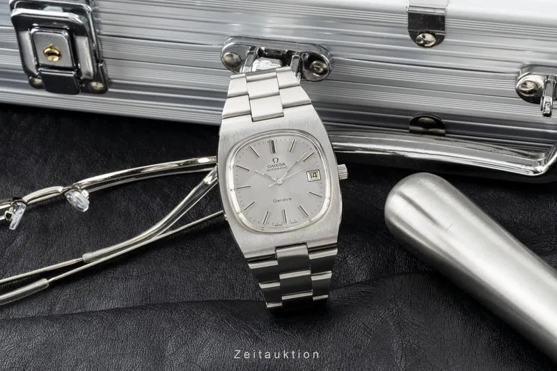Omega Geneve steel automatic men's watch 166.0191, 366.0835 Vintage [2204366]