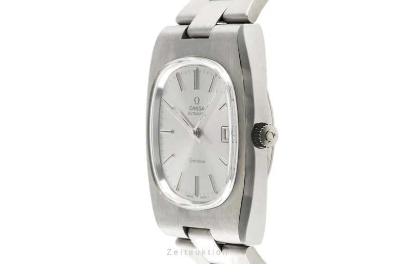 Omega Geneve steel automatic men's watch 166.0191, 366.0835 Vintage [2204366]