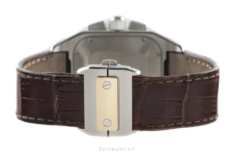 Cartier Santos 100 chronograph steel / gold automatic men's watch 2740 LP: 14300EUR [2204341]