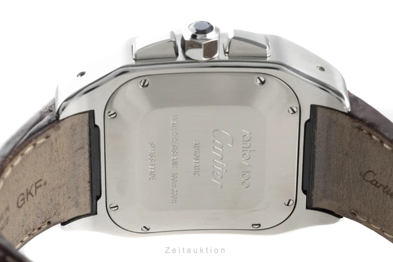 Cartier Santos 100 chronograph steel / gold automatic men's watch 2740 LP: 14300EUR [2204341]
