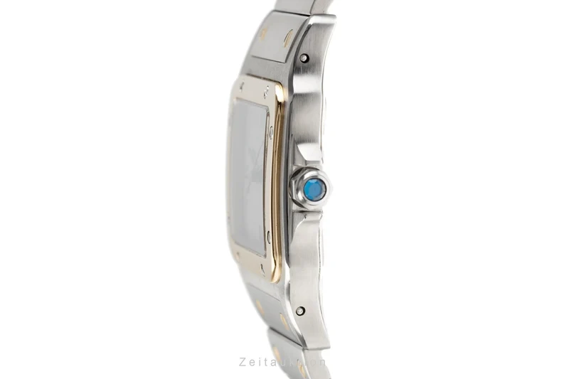 Cartier Santos steel / gold quartz men's watch 187901 [2204332]