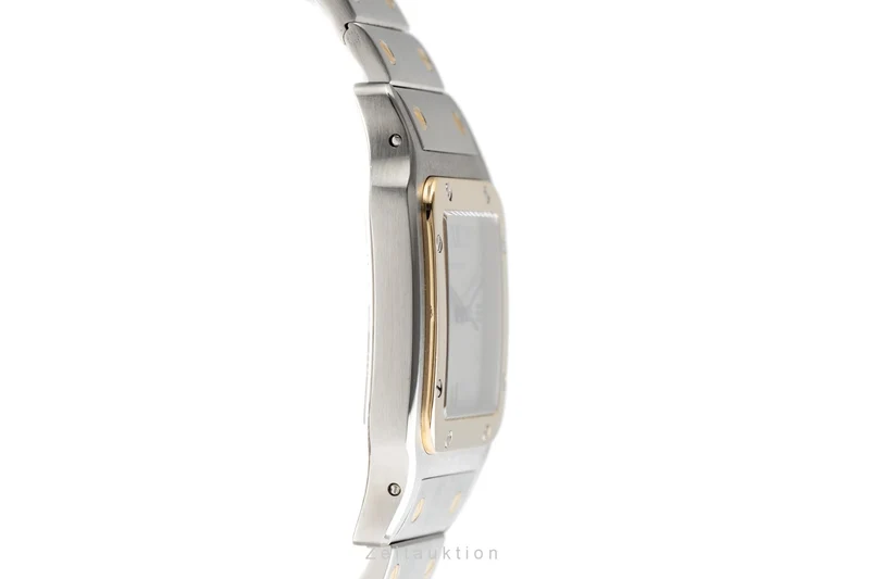 Cartier Santos steel / gold quartz men's watch 187901 [2204332]
