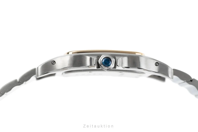 Cartier Santos steel / gold quartz men's watch 187901 [2204332]
