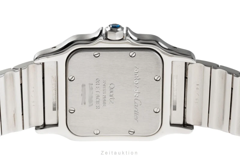 Cartier Santos steel / gold quartz men's watch 187901 [2204332]