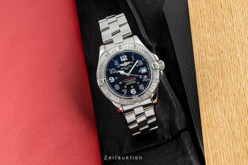 Breitling Superocean steel automatic men's watch A17360 LP: 4600EUR [2204331]