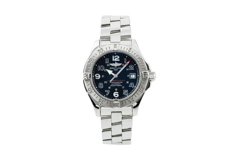 Breitling Superocean steel automatic men's watch A17360 LP: 4600EUR [2204331]
